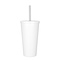 19oz. Sublimation Tumbler with Straw by Make Market&#xAE; 